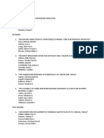 Defense Sched