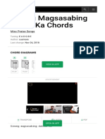 Sinong Magsasabing Dakila Ka Chords 2524920