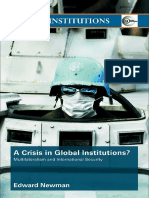 A Crisis in Global Intutitutions