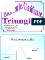 Clasificari Triunghi