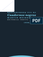 Heidegger, Martin. - Cuadernos Negros II. Reflexiones VII-XI (1938-1939) (2017) PDF