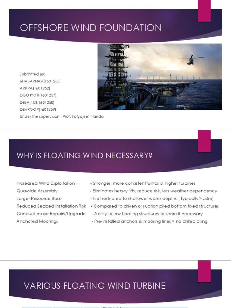 Offshore Wind Foundations | PDF | Anchor | Deep Foundation