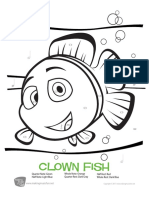 Clown Fish Rhythm Worksheet PDF