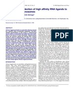 Combinatiorial selection of high affinity RNA ligands to live African trypanosomas