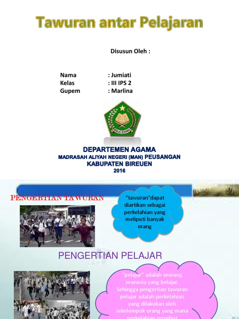 Tawuran Antar Pelajar