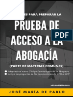 Apuntes Prueba de Acceso 2020