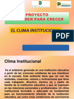 CLIMA INSTITUCIONAL