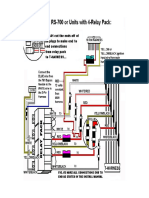 T-HARNESS To RS-700 or Relay Pack Units