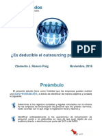 Outsourcing e Insourcing Su Deduccion Fiscal Ranero Abogados