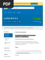 Scribd-Dl PyPI