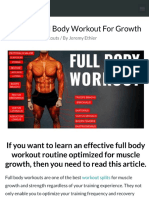 The Best Science-Based Full Body Workout For Growth (11 Studies)