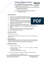 Asistente de La Sub Gerencia de Ejecucion y Liquidacion de Obras