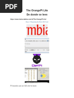 Orange Pi Lite Instrucciones