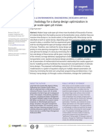 Methodology For A Dump Design Optimization in Large Scale