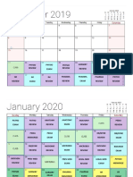 Med student exam and review schedule