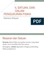 Besaran, Satuan, Dan Dimensi Dalam Pengukuran (SISWA) - Dikonversi