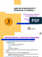 Identificadores y Variables