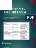 Uso de Corticoides en Paralisis Facial