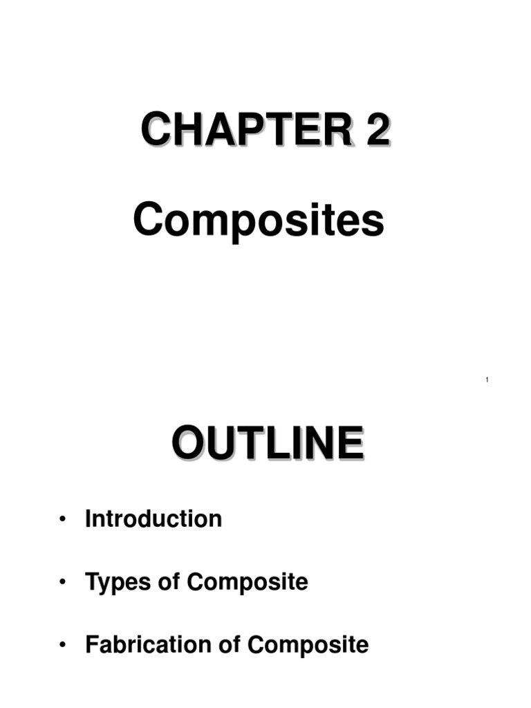 Overview of Composite Materials Types | PDF | Composite Material ...