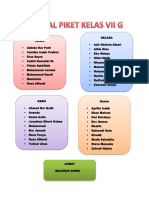 Jadwal Piket