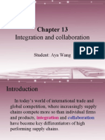 Integration and Collaboration: Student: Aya Wang