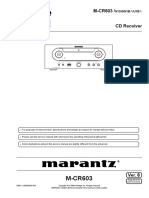 Marantz M-CR603 Ver. 8 PDF