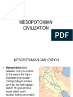 The Mesopotamian Civiliation