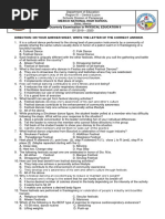 PE 3rd PERIODIC TEST