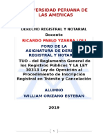 Foro_Dª_Registral_William_Orizano