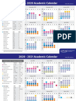 Academic Calendar 2020