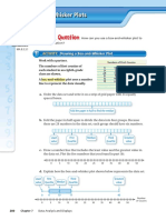 Box and Whisker Plot PDF