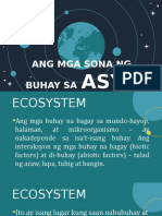 Ang Mga Sona NG Buhay Sa Asya