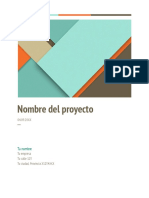 Propuesta de Proyecto - Documentos de Google PDF