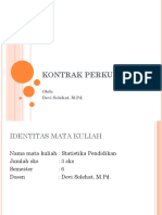 Pert 1. Statistik Pendidikan 2019 (Kontrak Perkuliahan)