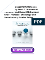 Strategic Management Concepts and Cases