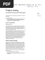 Project Closing PDF