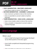 Session 1 Introduction To Java