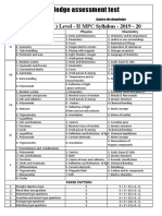 Kat Level - Ii Syllabus19-20