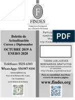 Programa de Eventos de Octubre 2019 A Enero 2020