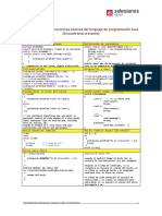 Sintaxis Instruciones Basicas Java PDF