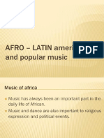 Afro Latin American Music
