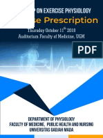 First Announcement Exercise Prescription PDF