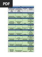 Mess Menu 2019 - Dec