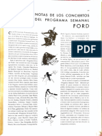 NOTAS DE LOS CONCIERTOS D EL PR O GRAMA SEMANAL FORD Revista Ford - Abri PDF