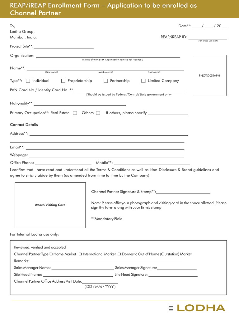 19.04.16 REAP Registration Form - Lowres PDF | PDF