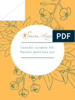 Catullus - Passer Mortuus Est