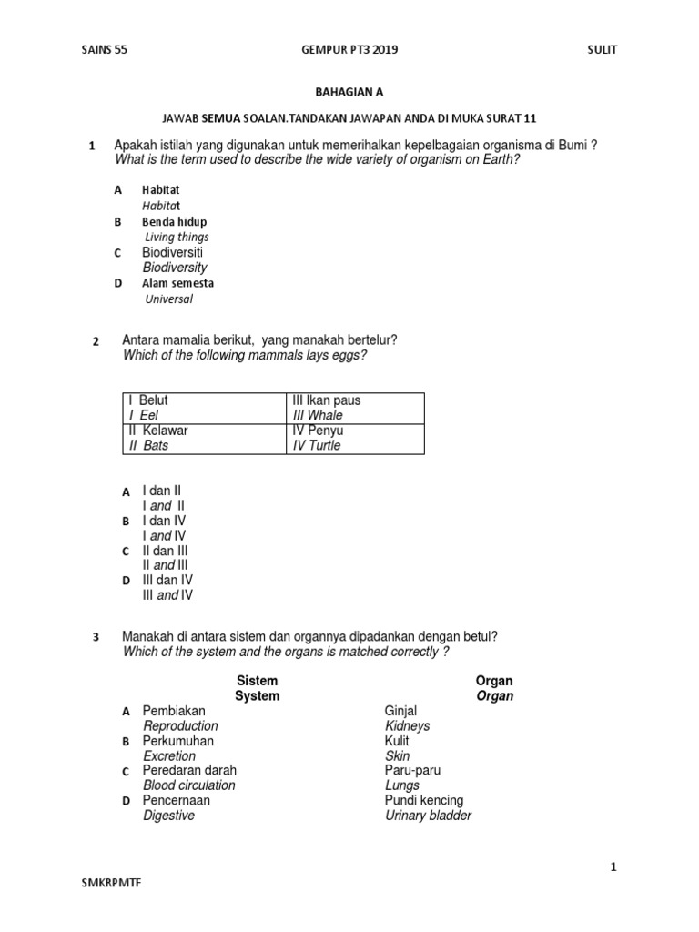 Gempur Pt3 2019 Skema Pdf