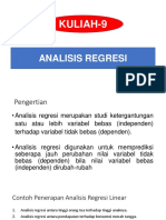Analisis Regresi
