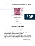 Laporan Pembuatan Kerajinan Bahan Lunak Dari Sabun