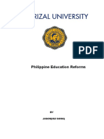 Philippine Education Reforms-Jason (Hui Song)